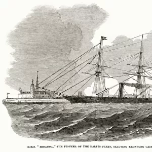 Preparations for Crimean War, The Baltic Fleet - HMS Miranda