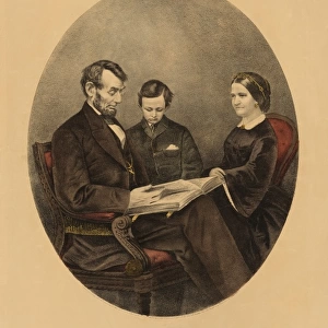 President Abraham Lincoln at Home