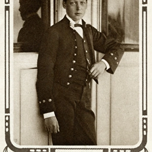 Prince George in Royal Navy uniform