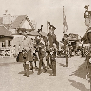 Prince of Wales (George V) at Ballater, Scotland