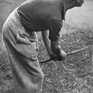 Prince of Wales playing golf at Biarritz
