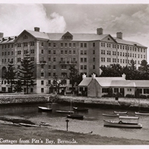 Princess Hotel and Cottages from Pitts Bay, Bermuda