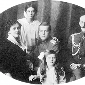 Princess Olga Valerianovna Paley and family