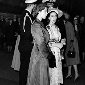 Princesses Elizabeth and Margaret, 1951