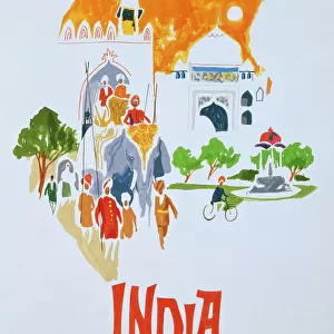 Promotional painting for Travel to India