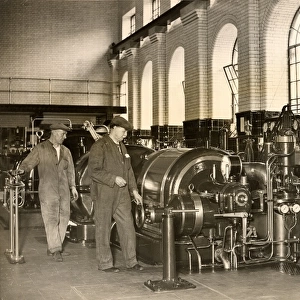 Pumping machinery installed at Surbiton, 1932