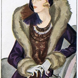 Purple Coat 1929 / Patou