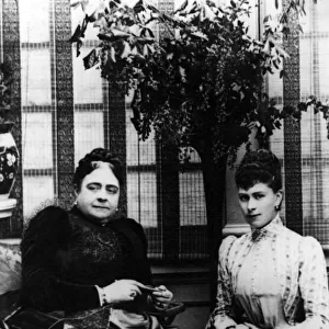 Queen Mary with her mother