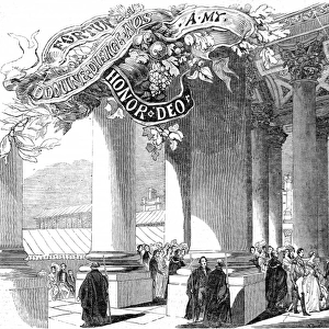 Queen Victoria at the Royal Exchange, London, 1844