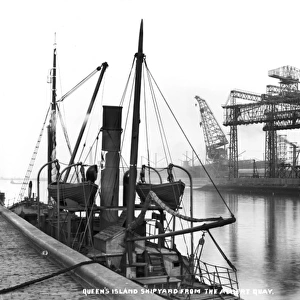 Queens Island Shipyard from the Albert Quay
