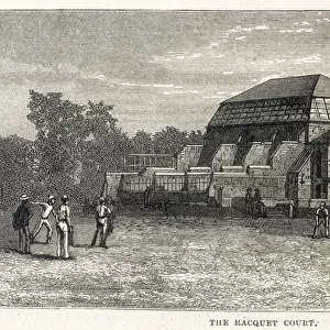 The Racquet Court. Date: circa 1880