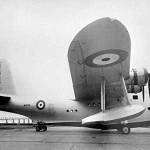 RAF Sunderland flying boat unarmed prototype