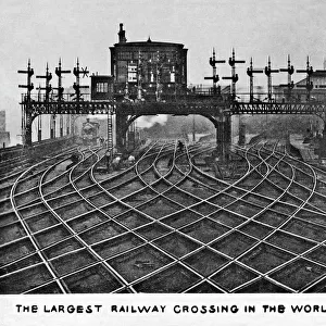 Railway crossing at Newcastle-on-Tyne