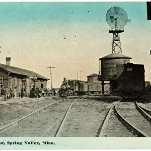 Railway Depot, Spring Valley, Minnesota, USA