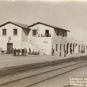 Railway Station at Nogales, Sonora, Mexico