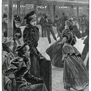 Real ice skating-rink, Niagara Hall, Westminster 1895