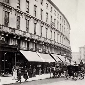 Regent Quadrant, Regent Street, London, horse drawn traffic
