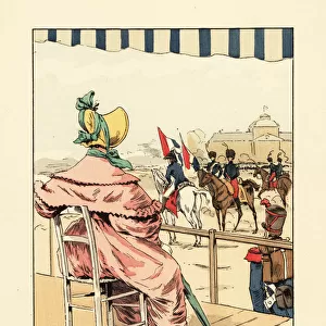 A review on the Square of the Invalides, 1835