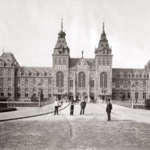 Rijksmuseum, Amsterdam, 1890s. Date: 1890s