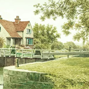 River Thames at Benson Lock, Oxfordshire