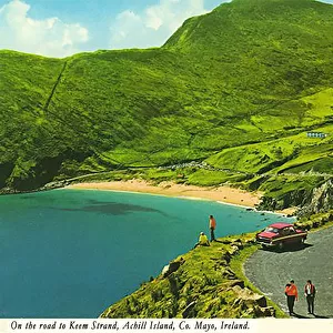 On the road to Keem Strand, Achill Island, County Mayo