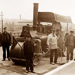 Road repair gang Victorian period