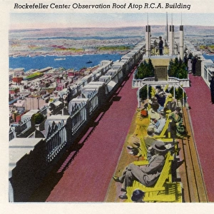 Rockefeller Center Observation Roof atop R. C. A. Building