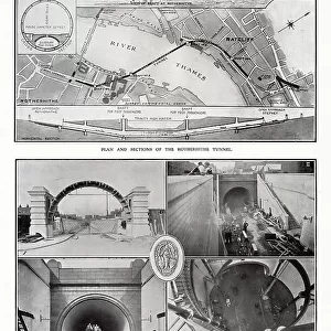 Rotherhithe Road Tunnel, London 1908