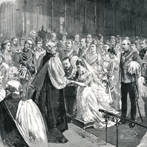 Royal Wedding 1891 - marriage ceremony in St Georges Chapel