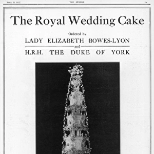 Royal Wedding Cake, 1923