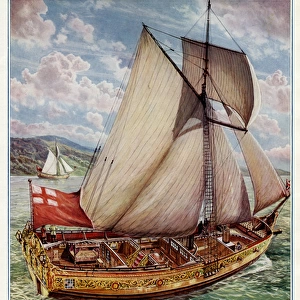 A Royal Yacht of 1674 by G. H. Davis