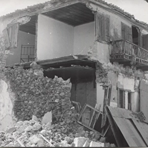 Ruined building in Zakynthos, Greece