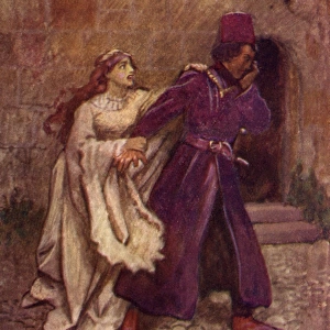 Scene from the opera, Il Trovatore, by Giuseppe Verdi