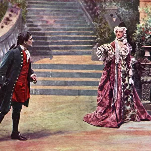 Scene from Tom Jones, comic opera by Edward German
