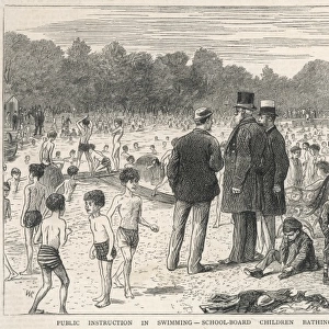 School Board children bathing in Victoria Park, London