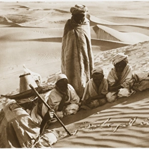 School Lesson in the desert