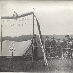 Scouts in Exile, at camp in Triveaux, France