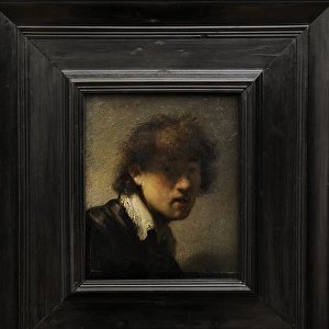 Self-portrait, 1628-1629, by Rembrandt Harmenszoon van Rijn