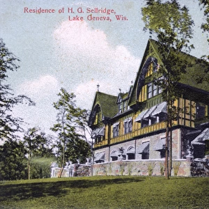 Selfridge residence, Lake Geneva, Wisconsin, USA
