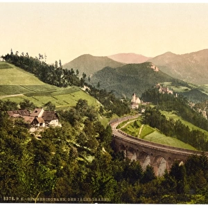 Semmering Railway, Der Jagergraben, Styria, Austro-Hungary