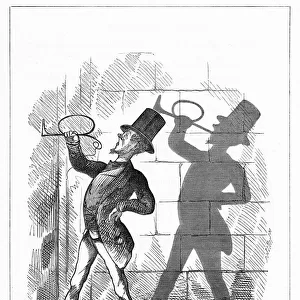 Shadow drawing. C. H. Bennett, Trumpet