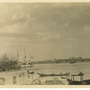 Shatt El Arab Waterway, Basra, Iraq, WW1