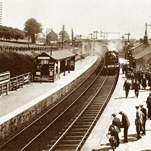 Shildon Railway Station probably 1920s