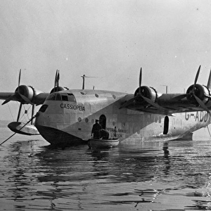 Short S23 Empire Flying Boat G-ADDY Cassiopeia at Southam