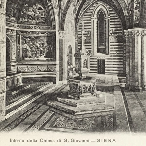 Siena, Italy - Battistero di San Giovanni