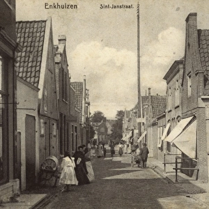 Sint Janstraat, Enkhuizen, North Holland, Netherlands
