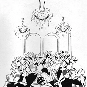 Sketch by Fish of dancing, at the Savoy, London, 1926