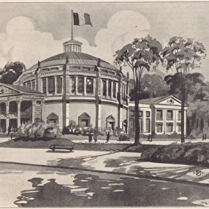 A sketch of the Palais de Glace, in Paris, 1921