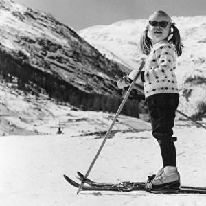 Skiing Girl