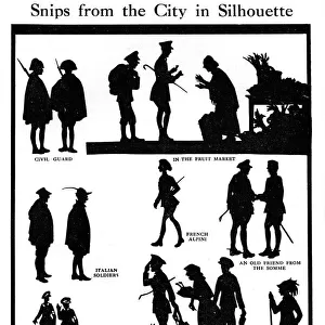 Snips from the City in Silhouette by H. L. Oakley